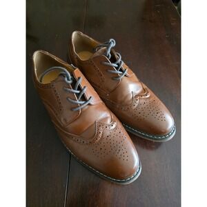 Borelli Jack Brown Wingtip Oxford Dress Shoes Mens 11.5M Brogue 20035
